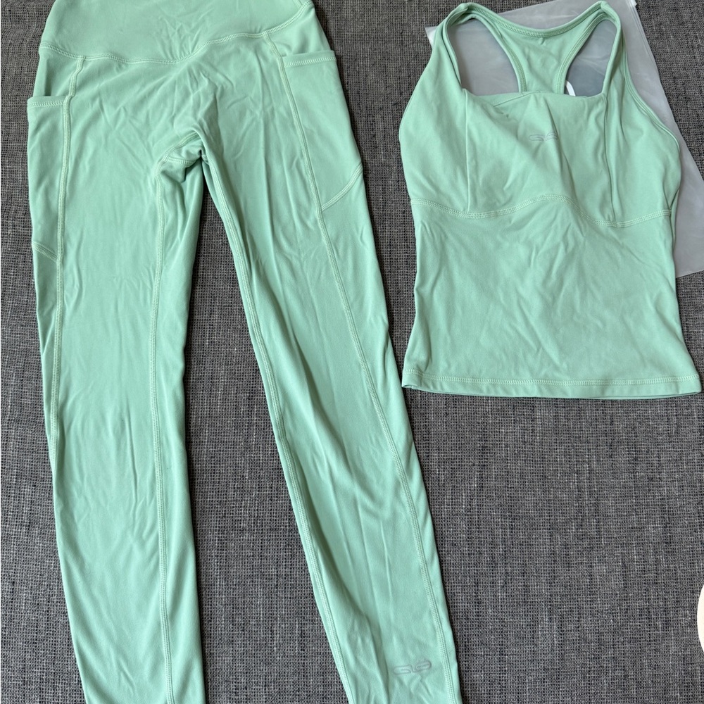 Women's Mint Green Activewear Set
